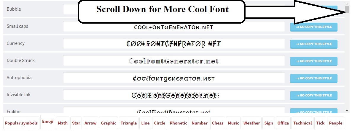 Best Cool Font Generator Generate 𝕮𝖔𝖔𝖑 Stylish Text Fonts